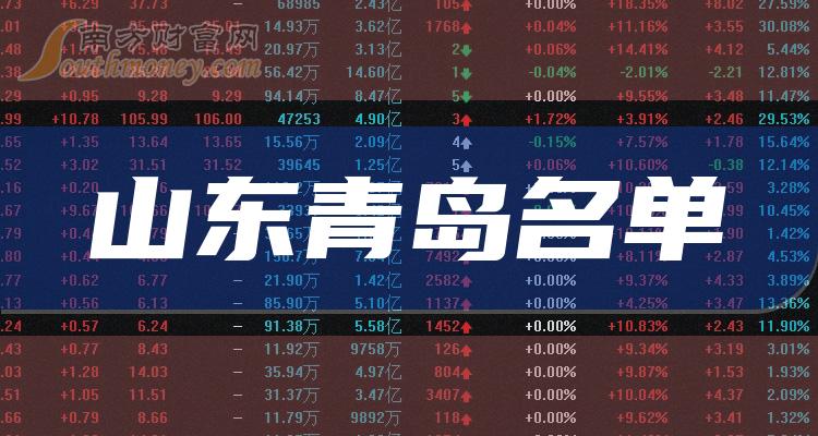 青岛上市公司排名概览