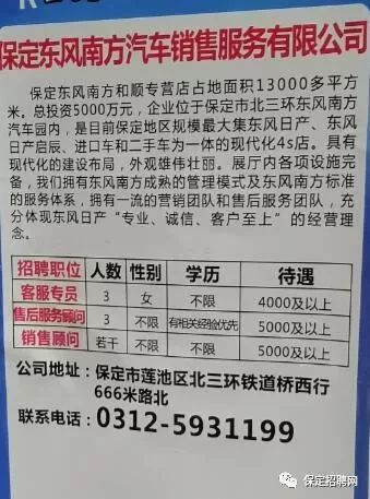 保定市招聘信息更新，启程探索自然美景的招聘之旅